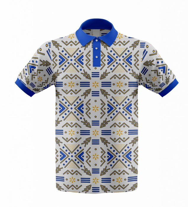Massmart golf shirt in Print One