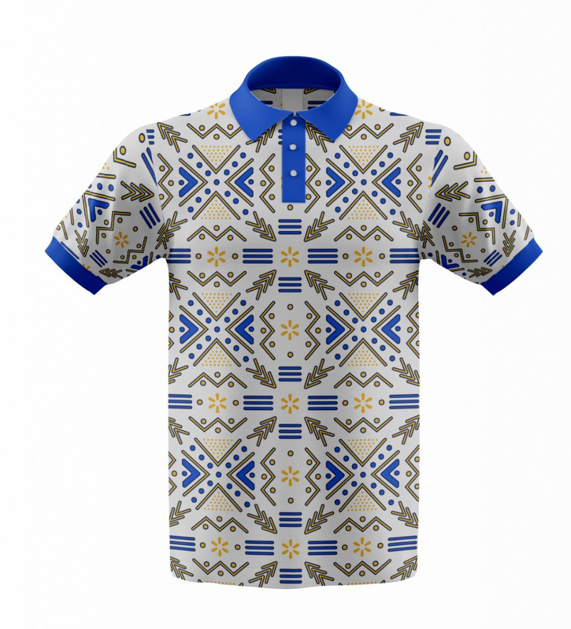 Massmart golf shirt in Print One