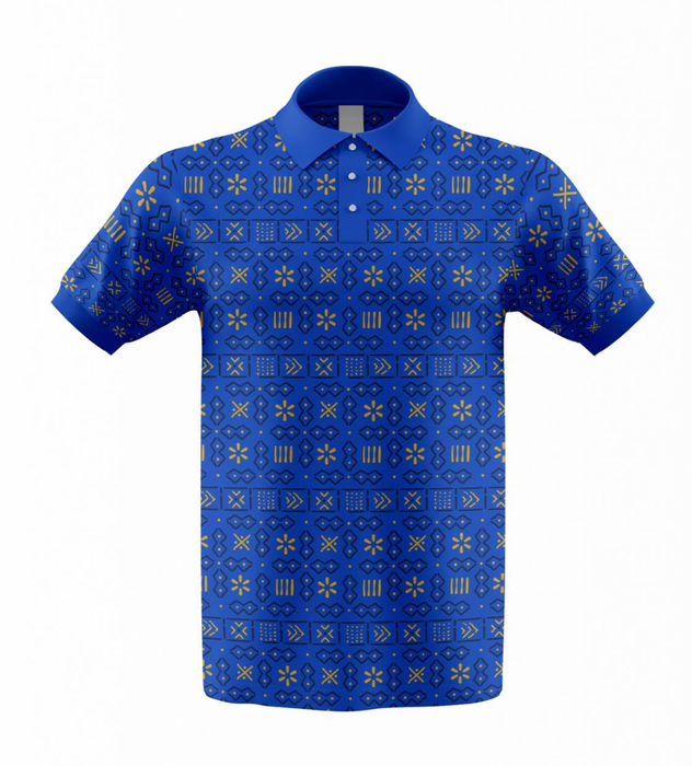 Massmart golf shirt in Print Two