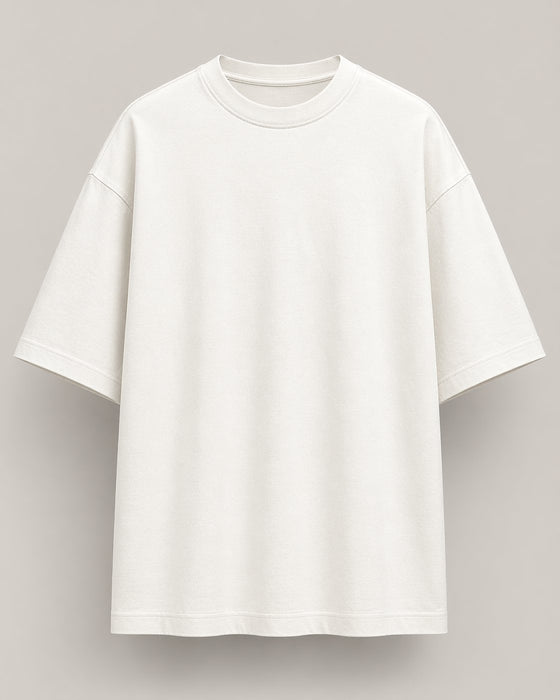 220 GSM Oversized Tee - White